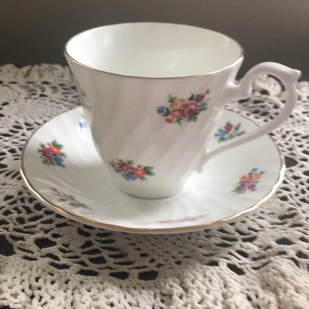 Royal Sutherland fine bone China teacup and saucer
